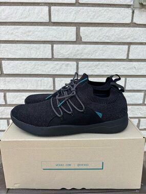 Vessi Cityscape Classic Waterproof Sneakers Storm Black Women's 8 | NWT In Box